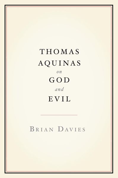 Produktbild: Thomas Aquinas on God and Evil