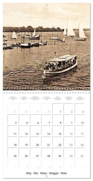 Produktbild: Bons baisers de Berlin : Cartes postales historiques de la ville (Calendrier mural carr&eacute; 2026 30x30 cm) Calendrier double avec une page pour vos prises de notes