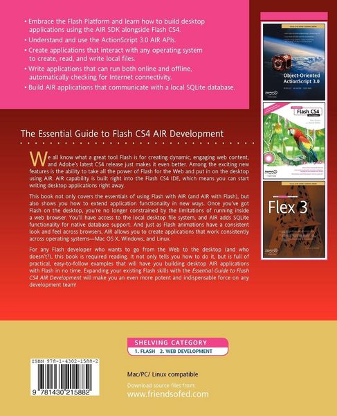 Produktbild: The Essential Guide to Flash CS4 AIR Development