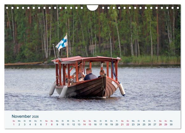 Produktbild: Finnland, Rund um Mikkeli (Wandkalender 2026 DIN A4 quer), CALVENDO Monatskalender