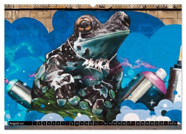 Produktbild: Streetart am Wiener Donaukanal (Wandkalender 2027 DIN A2 quer), CALVENDO Monatskalender