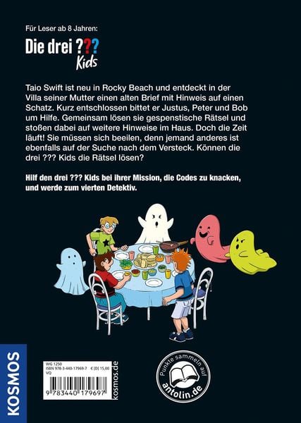 Produktbild: Die drei ??? Kids, Mission Geister-Code