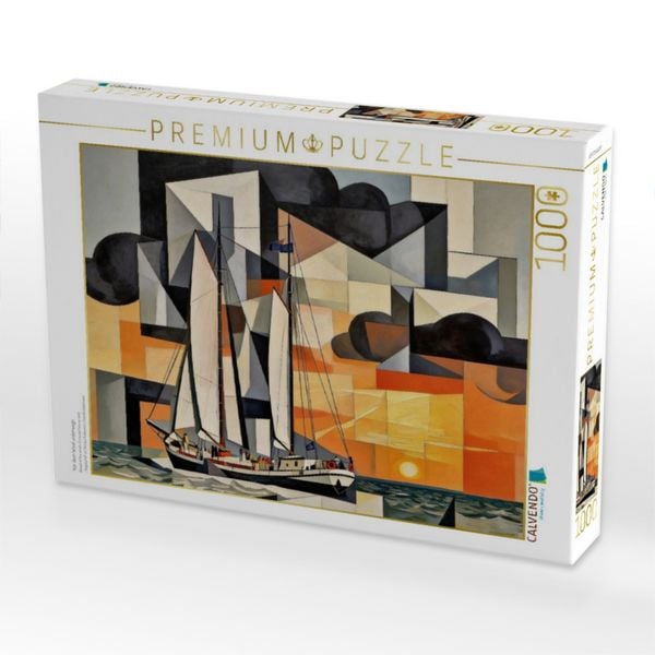 Produktbild: CALVENDO Puzzle Vor dem Wind unterwegs | 1000 Teile Lege-Gr&ouml;&szlig;e 64x48cm Foto-Puzzle f&uuml;r gl&uuml;ckliche Stunden