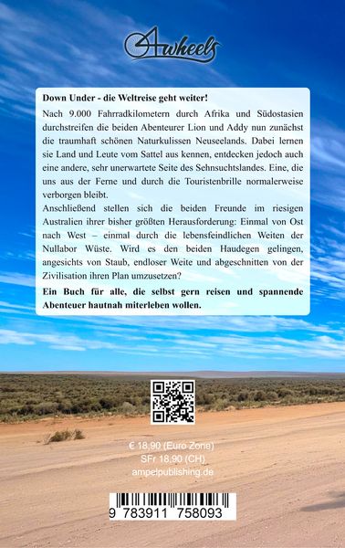 Produktbild: 4wheels - Auf dem Fahrrad um die Welt