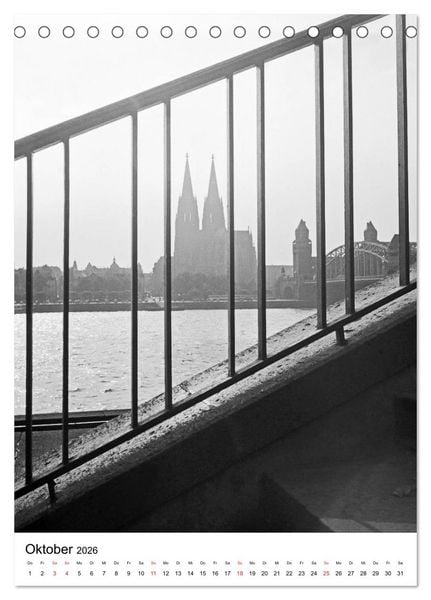 Produktbild: Zeitreise K&ouml;ln 1930er Jahre. Fotograf: Karl Heinrich L&auml;mmel (Tischkalender 2026 DIN A5 hoch), CALVENDO Monatskalender
