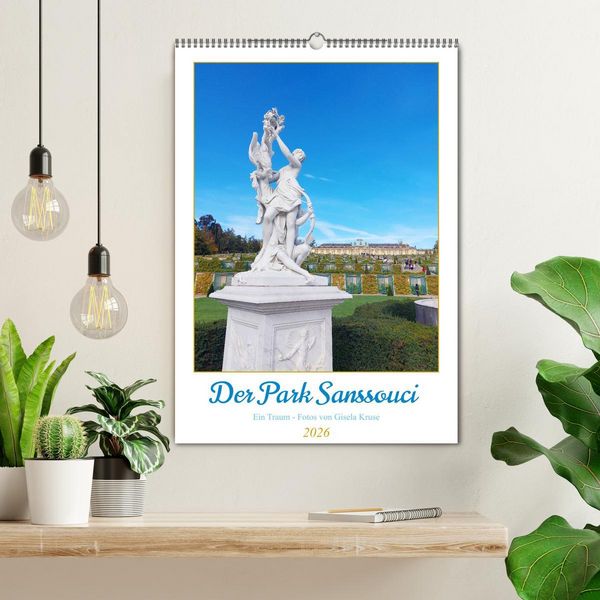 Produktbild: Der Park Sanssouci - ein Traum (Wandkalender 2026 DIN A2 hoch), CALVENDO Monatskalender