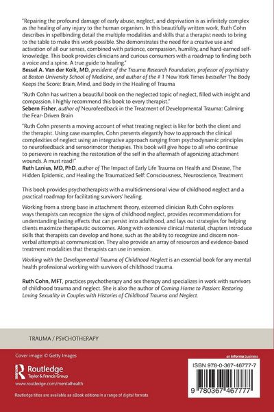 Produktbild: Working with the Developmental Trauma of Childhood Neglect