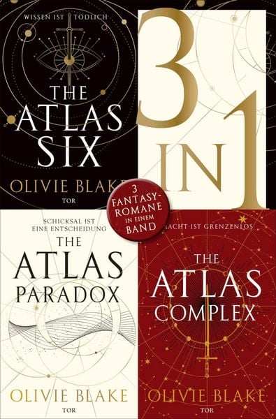 Produktbild: The Atlas Six / The Atlas Paradox / The Atlas Complex - Drei Fantasy-Romane in einem Band (Nur bei uns!)