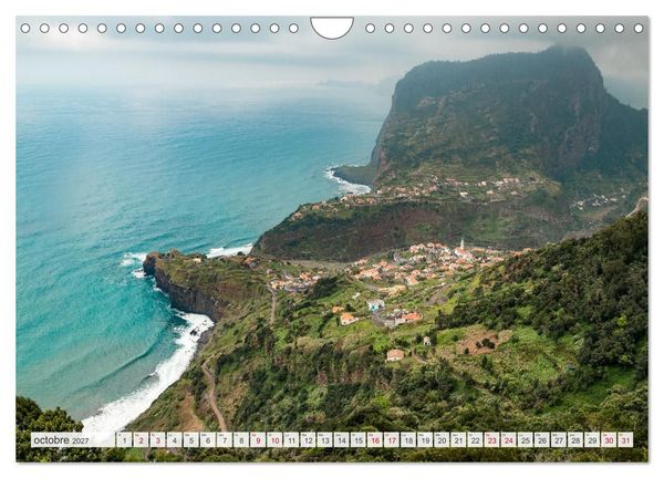 Produktbild: Mad&egrave;re - Paradis dans l&rsquo;Atlantique (Calendrier mural 2027 DIN A4 vertical), CALVENDO calendrier mensuel