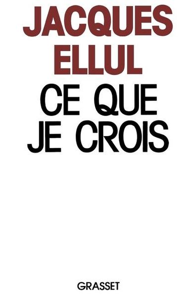 Produktbild: Ce que je crois