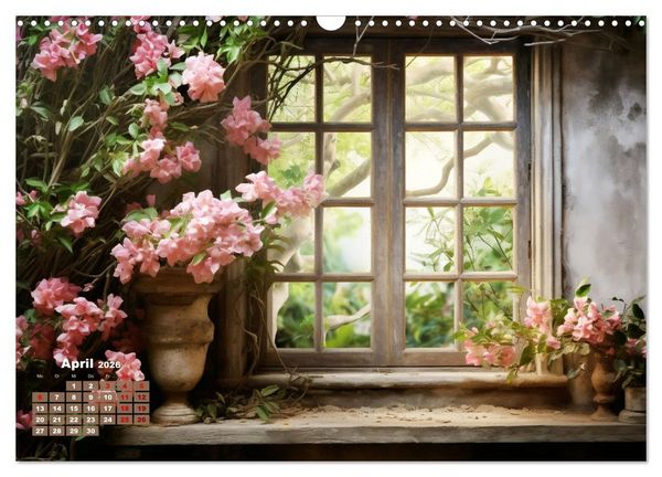 Produktbild: Aus dem Fenster geblickt (Wandkalender 2026 DIN A3 quer), CALVENDO Monatskalender
