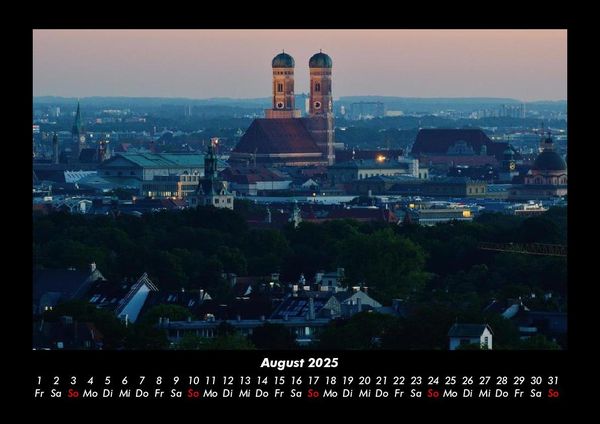 Produktbild: M&uuml;nchen 2025 Fotokalender DIN A3