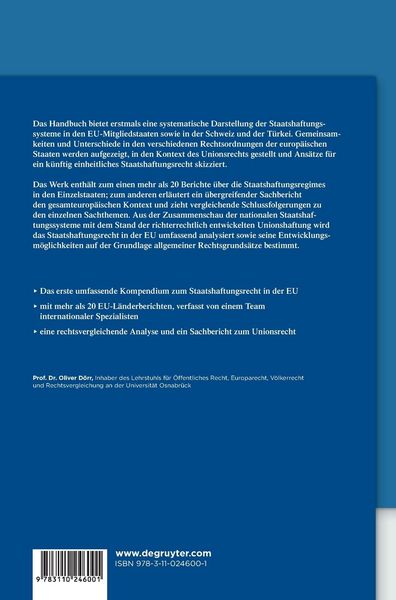 Produktbild: Staatshaftung in Europa