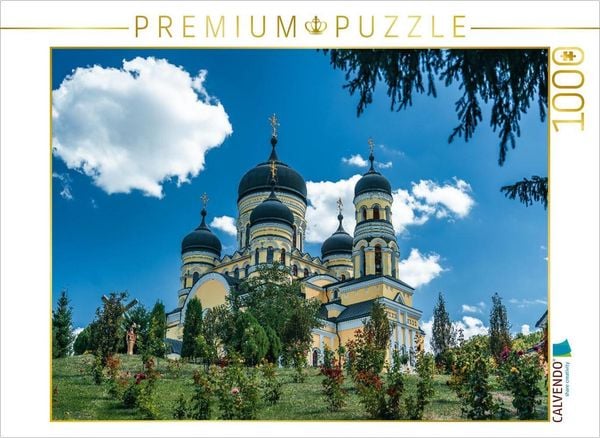 CALVENDO Puzzle Manastirea Hâncu | 1000 Teile Lege-Größe 64x48cm Foto-Puzzle für glückliche Stunden