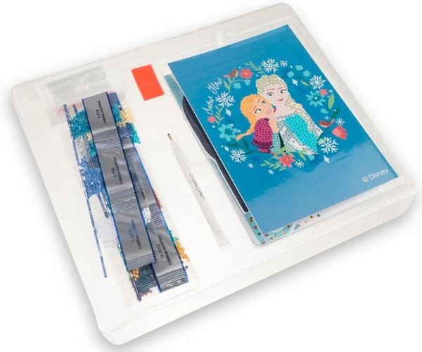 Produktbild: Craft Buddy CAMEGA-32DNY004 - Crystal Art Mega Activity Set, Disney, Frozen, Elsa, Anna & Olaf, Diamond Painting