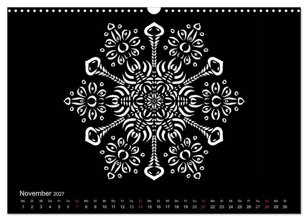 Produktbild: Entspannung und Ruhe durch Mandalas (Wandkalender 2027 DIN A3 quer), CALVENDO Monatskalender