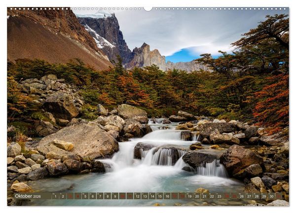Produktbild: Patagonien: Einzigartige Landschaft am Ende der Welt (hochwertiger Premium Wandkalender 2026 DIN A2 quer), Kunstdruck in Hochglanz