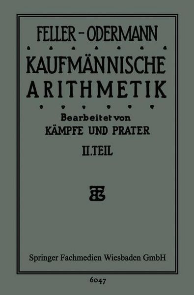 Produktbild: Das Ganze der Kaufm&auml;nnischen Arithmetik