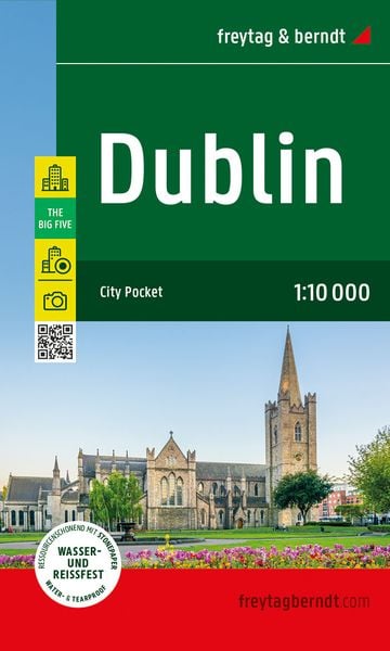 Produktbild: Dublin, Stadtplan 1:10.000, freytag & berndt