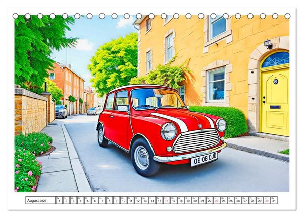 Produktbild: Kultautos der 1960er Jahre (Tischkalender 2026 DIN A5 quer), CALVENDO Monatskalender