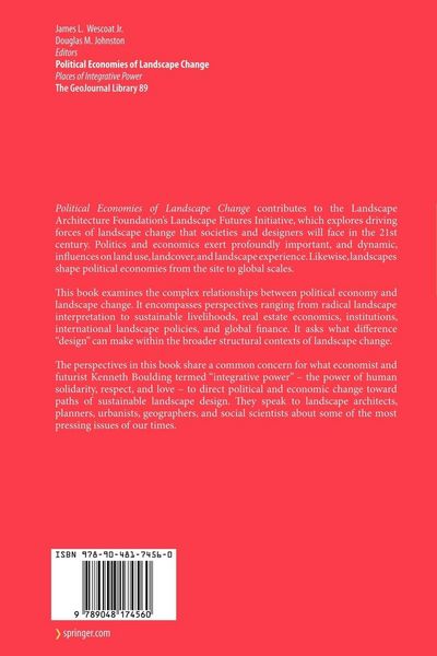 Produktbild: Political Economies of Landscape Change