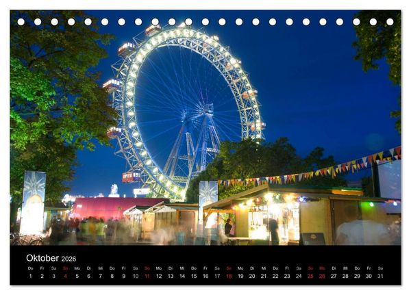 Produktbild: Wien (Tischkalender 2026 DIN A5 quer), CALVENDO Monatskalender