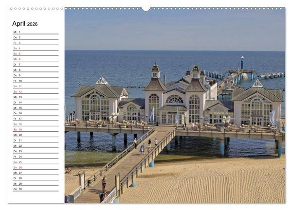 Produktbild: Treffpunkt Ostsee (hochwertiger Premium Wandkalender 2026 DIN A2 quer), Kunstdruck in Hochglanz