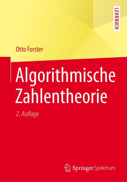Produktbild: Algorithmische Zahlentheorie