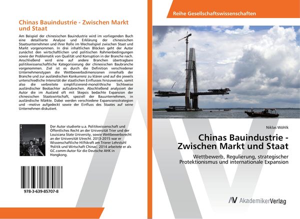 Produktbild: Chinas Bauindustrie - Zwischen Markt und Staat