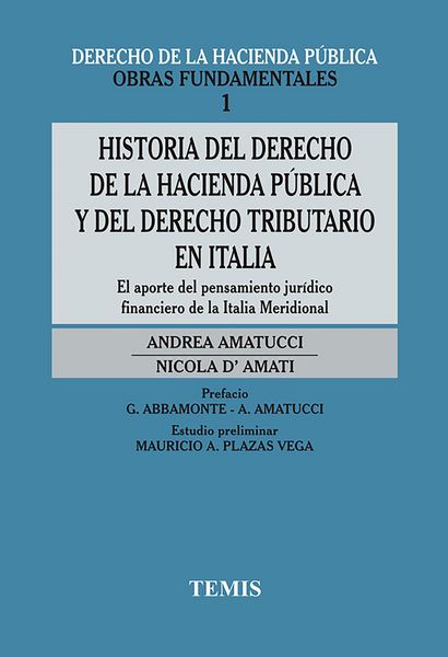 Produktbild: Historia del derecho de la hacienda p&uacute;blica y del derecho tributario en Italia.