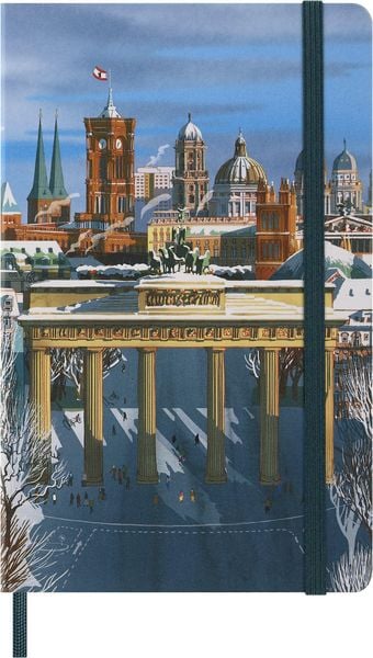 Produktbild: Moleskine I AM the city Berlin Notizbuch limitierte Ausgabe, L/A5, liniert, fester Einband