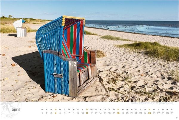 Produktbild: Nordsee Globetrotter Kalender 2027 - Von frischem Wind und weiten Str&auml;nden