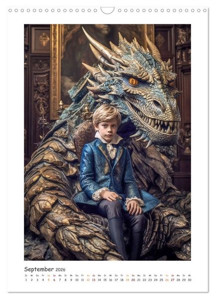 Produktbild: Der sagenhafte Drachenpokal (Wandkalender 2026 DIN A3 hoch), CALVENDO Monatskalender