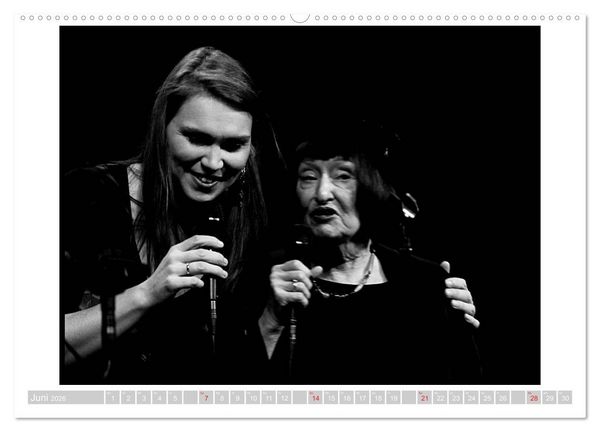 Produktbild: Jazz Ladies in der alten Schmiede (hochwertiger Premium Wandkalender 2026 DIN A2 quer), Kunstdruck in Hochglanz