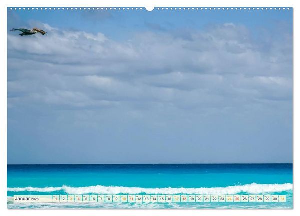 Produktbild: Kalender - selbst gestalten, Fotos selbst einkleben (Wandkalender 2026 DIN A2 quer), CALVENDO Monatskalender