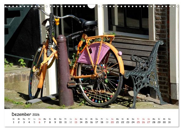 Produktbild: Velomantisch - Radimpressionen (Wandkalender 2026 DIN A3 quer), CALVENDO Monatskalender