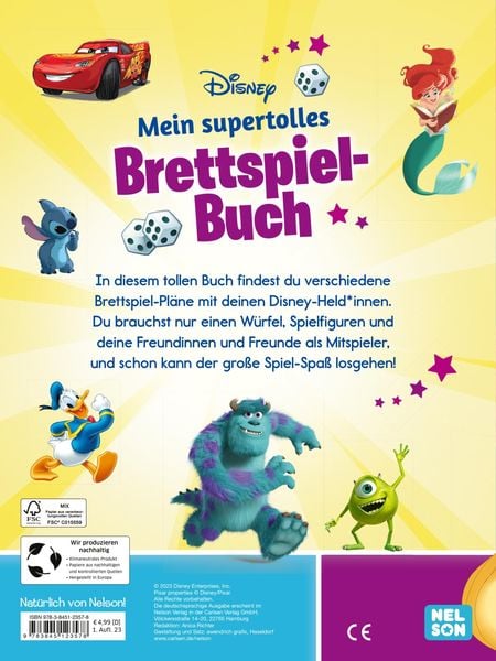 Produktbild: Disney Kreative Besch&auml;ftigung: Mein supertolles Brettspiel-Buch