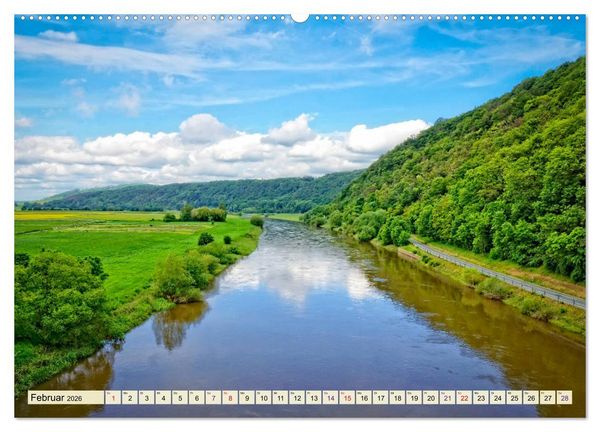 Produktbild: Bodenwerder - entz&uuml;ckende M&uuml;nchhausen-Stadt an der Oberweser (Wandkalender 2026 DIN A2 quer), CALVENDO Monatskalender