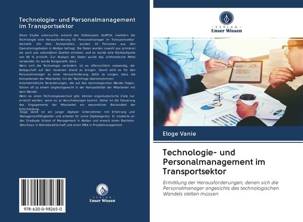 Technologie- und Personalmanagement im Transportsektor, Taschenbuch von Eloge Vanie, Sciencia Scripts, 9786200982650