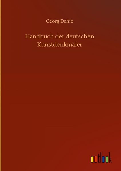 Produktbild: Handbuch der deutschen Kunstdenkm&auml;ler