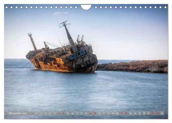 Produktbild: Zypern Geheimnisvolle Insel (Wandkalender 2026 DIN A4 quer), CALVENDO Monatskalender