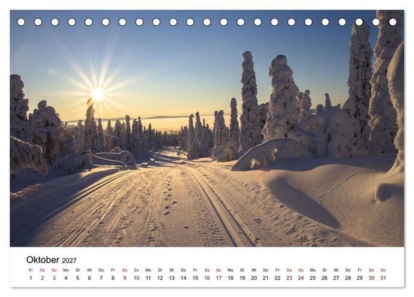 Produktbild: Finnland - Eine bezaubernde Reise in den Norden. (Tischkalender 2027 DIN A5 quer), CALVENDO Monatskalender