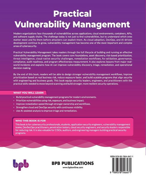 Produktbild: Practical Vulnerability Management