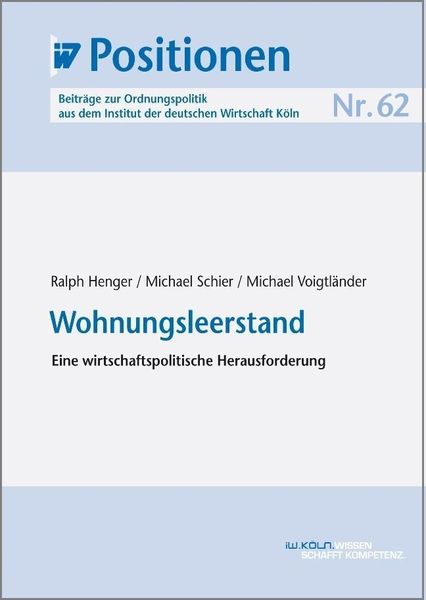 Produktbild: Wohnungsleerstand