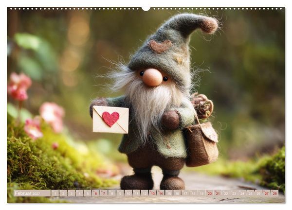 Produktbild: Wichtelgl&uuml;ck zwischen Wald und Wiese (Wandkalender 2027 DIN A2 quer), CALVENDO Monatskalender
