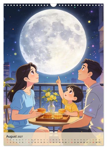 Produktbild: Herz zu Herz &ndash; China Edition (Wandkalender 2027 DIN A3 hoch), CALVENDO Monatskalender