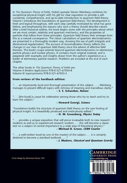 Produktbild: The Quantum Theory of Fields v1