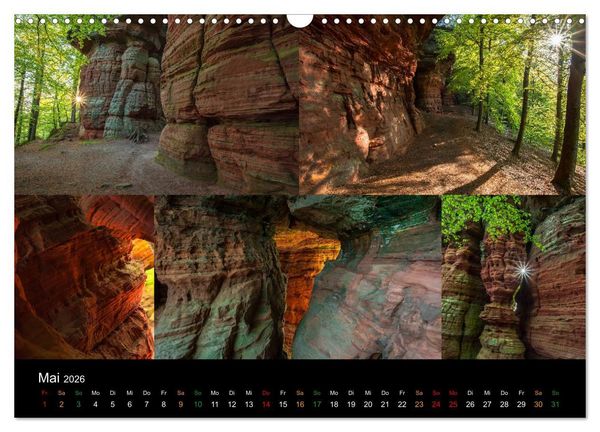 Produktbild: Atemberaubende und Emotionale Landschaften in der Pfalz (Wandkalender 2026 DIN A3 quer), CALVENDO Monatskalender