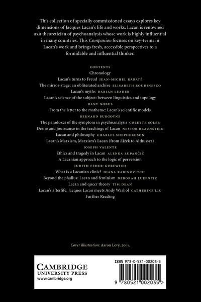Produktbild: The Cambridge Companion to Lacan