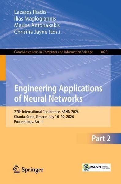 Produktbild: Engineering Applications of Neural Networks